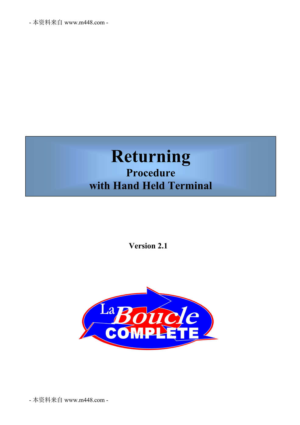 ָ˻(Ӣİ)Returns ProcedureDOC1ҳͼƬ