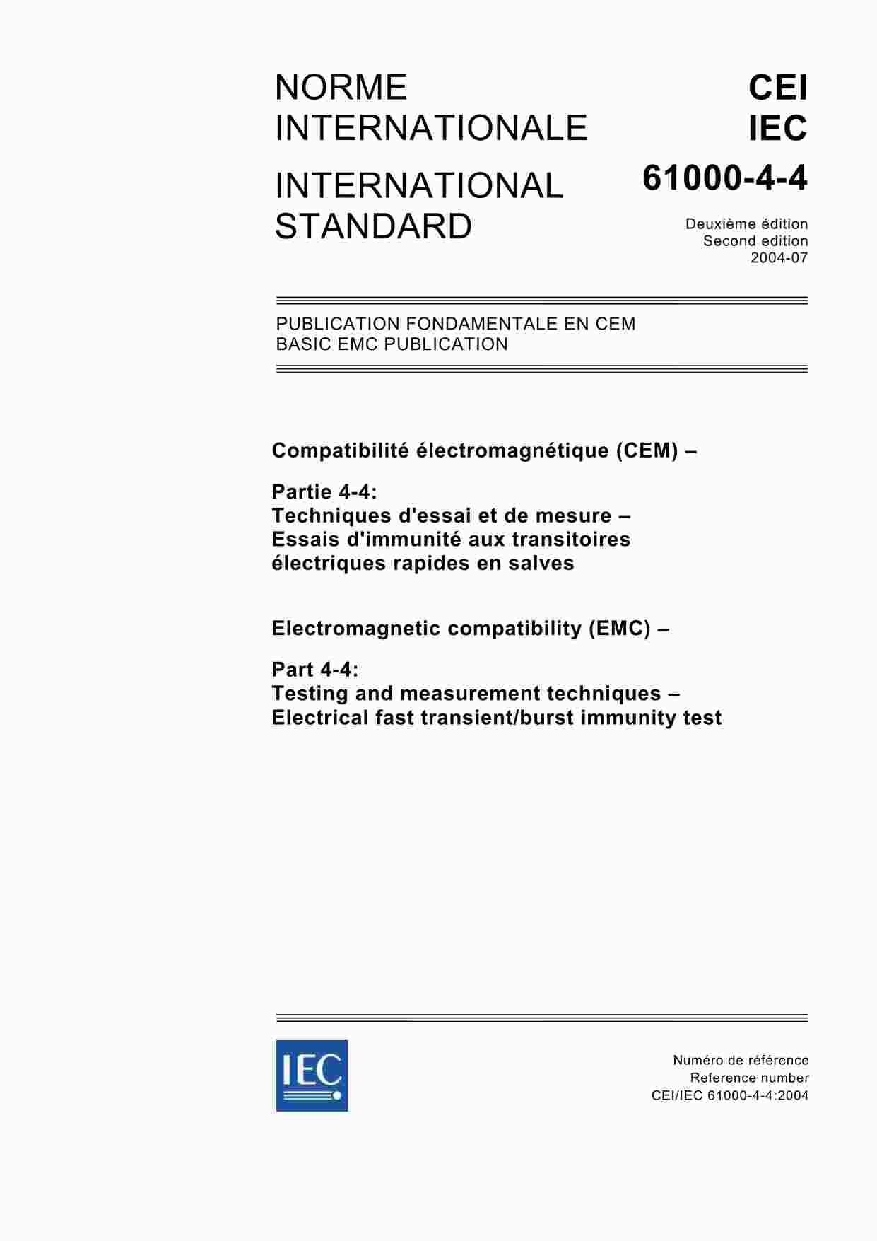 Դͨñ׼֮IEC61000-4-4PDF1ҳͼƬ